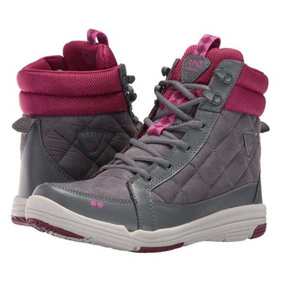 Ryka Aurora Lace-Up Quilted High-Top Sneakers Ankle Booties Women's Size US 8M - Picture 2 of 14